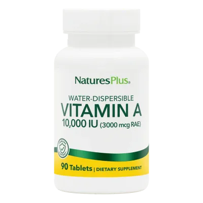 NaturesPlus Vitamin A 10,000iu Tabs 100&#39;s – Water Dispersible
