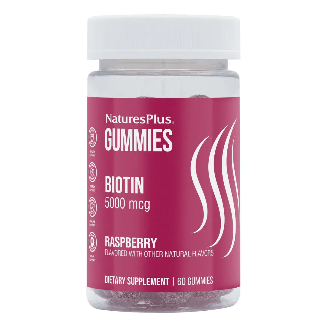 NaturesPlus Biotin 5000mcg Gummies 60&#39;s