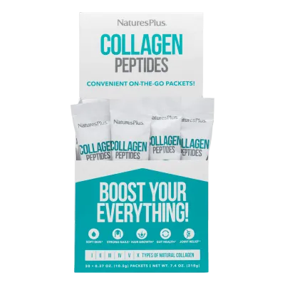 NaturesPlus Collagen Peptides Stick Packs 20 x 10.5gm