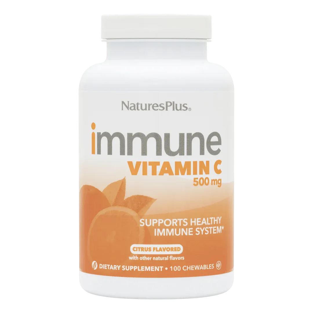NaturesPlus Immune Vitamin C Chewable Orange Tabs 100&#39;s