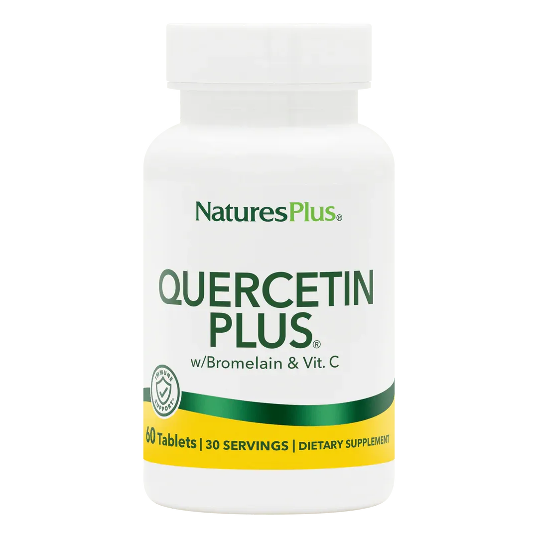 NaturesPlus Quercetin Plus Bromelain &amp; Vitamin C Tabs 60&#39;s