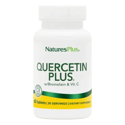 NaturesPlus Quercetin Plus Bromelain &amp; Vitamin C Tabs 60&#39;s