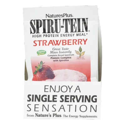 NaturesPlus Spiru-Tein Protein Shake Strawberry 544gm