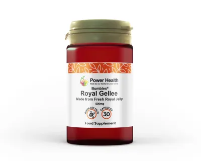 Power Health Royal Jelly (Bumbles) 500mg Caps 30&#39;s