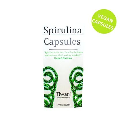 Tiwani Spirulina Capsules 100&#39;s