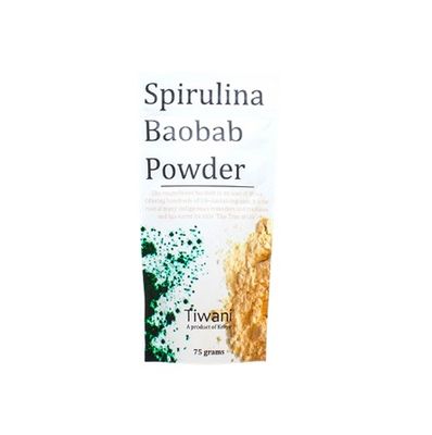 Tiwani Spirulina Baobab Powder 75gm