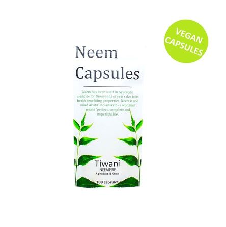 Tiwani Neem Capsules 100&#39;s