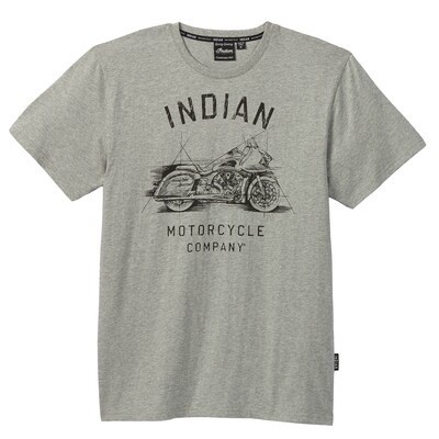 Challenger Bike T-Shirt, Gray