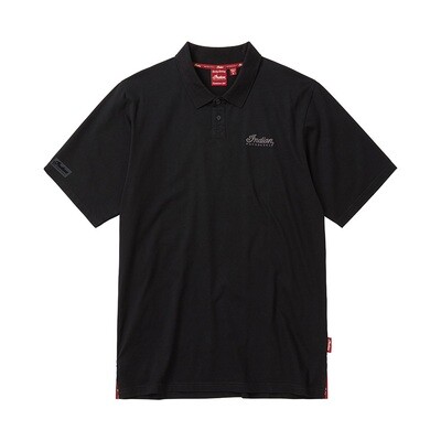 MEN’S INDIAN POLO SHIRT IN BLACK