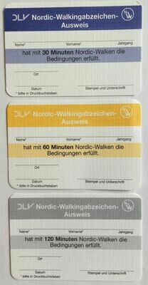 NordicWalking-Ausweise