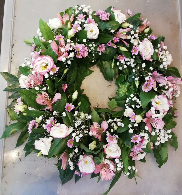 Urnenkranz rosa