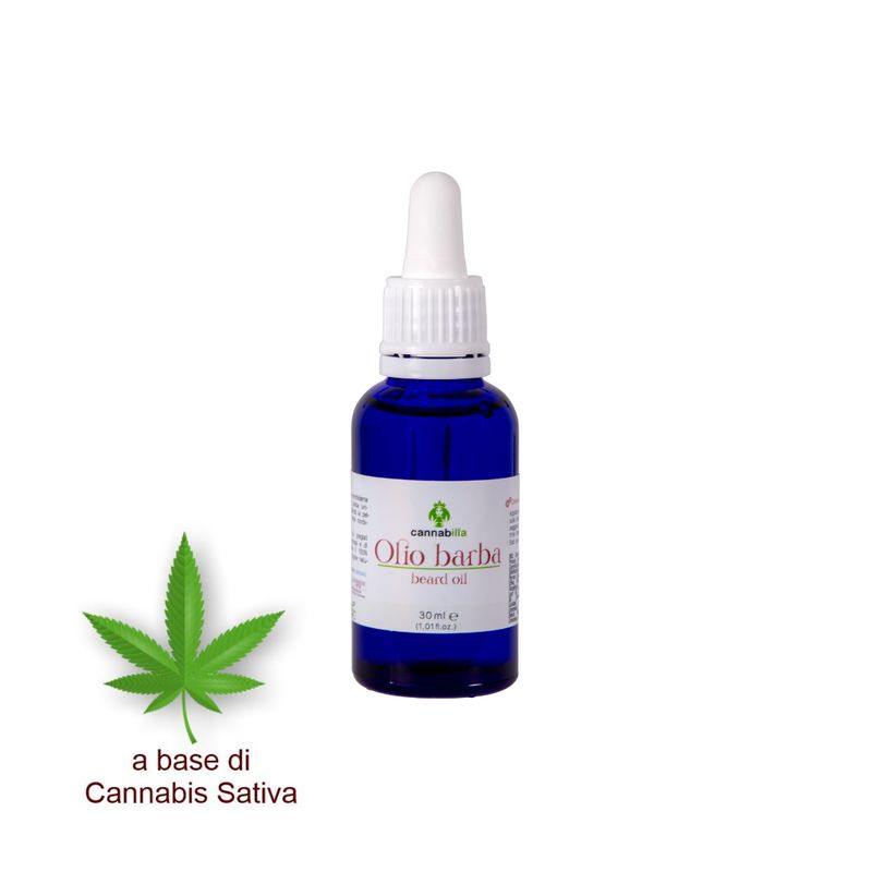 Packaging of the Cannabilla Softening Beard Oil