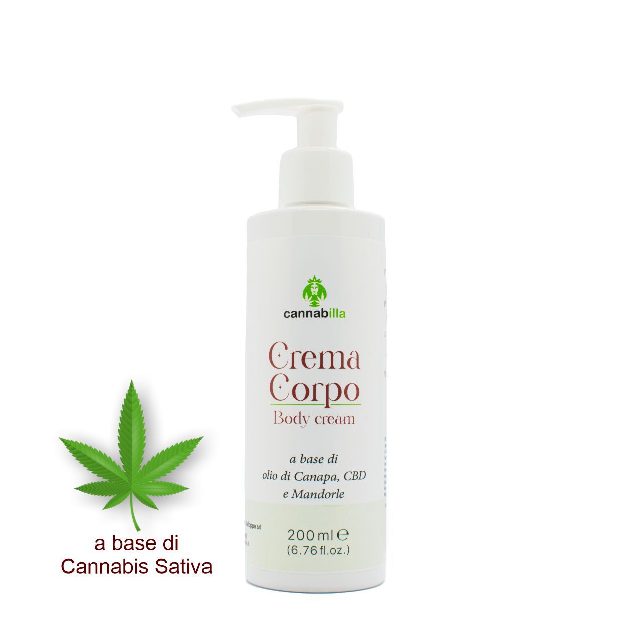 Packaging of the Cannabilla Intensive Body Moisturizing Cream
