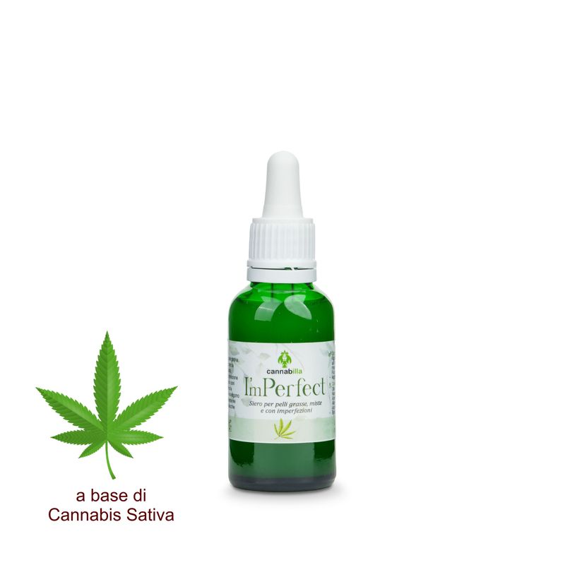Packaging of Cannabilla I'm Perfect Anti-Blemish Face Serum, 30 ml.