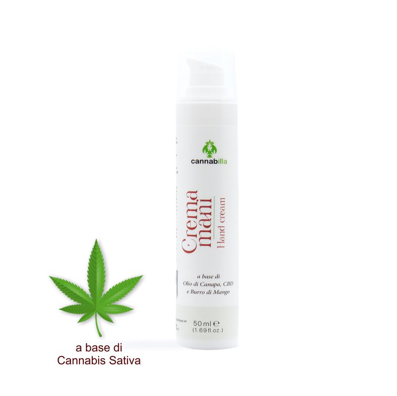 Packaging of the Cannabilla Hemp Moisturizing Hand Cream