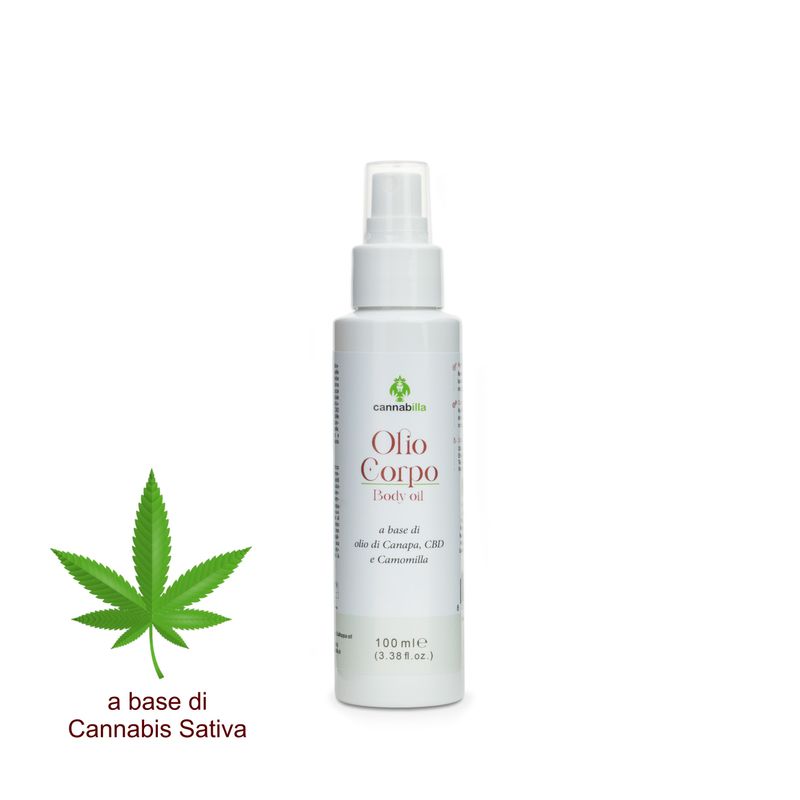 Packaging of the Cannabilla Nourishing &amp; Moisturizing Body Oil