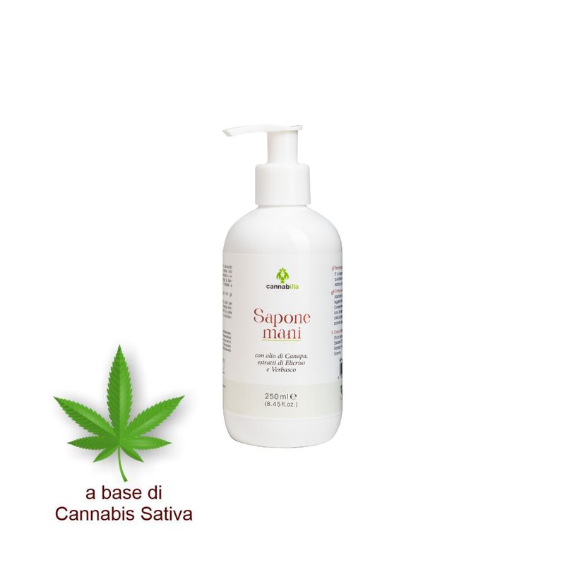 Packaging of the Cannabilla Gentle Hand Soap