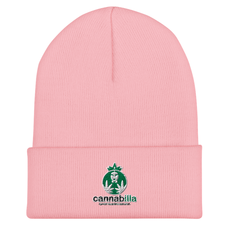 Packaging of the Cannabilla Cuffed Beanie.