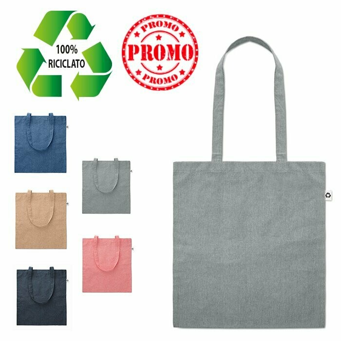 SHOPPER TESSUTO RICICLATO
