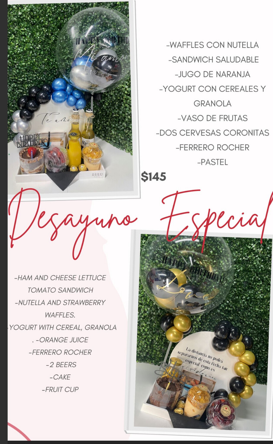 Desayunos sorpresa