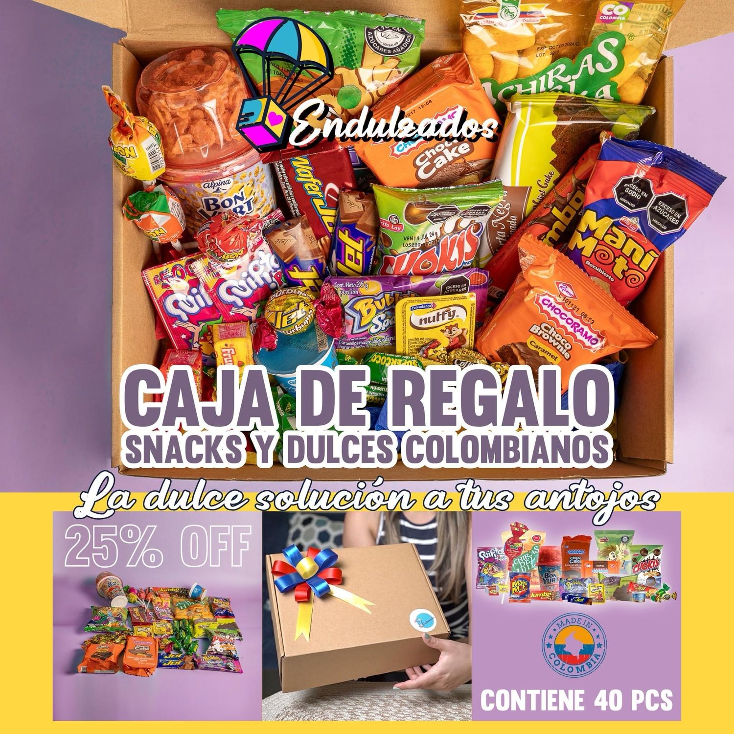Caja sorpresa de snack 