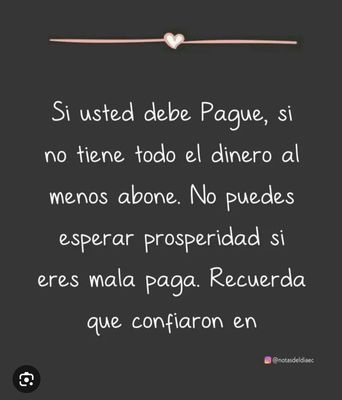 Personas de deben $$