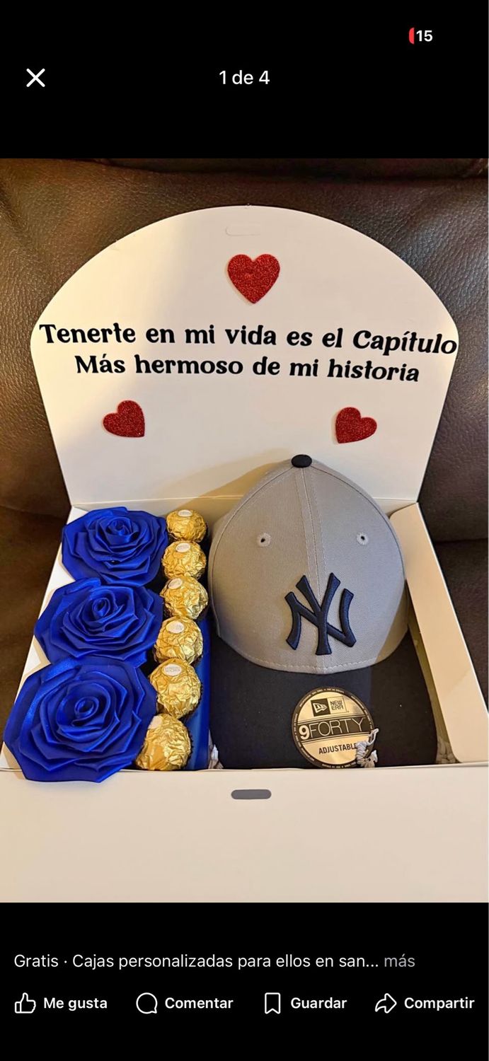 Caja para caballero 