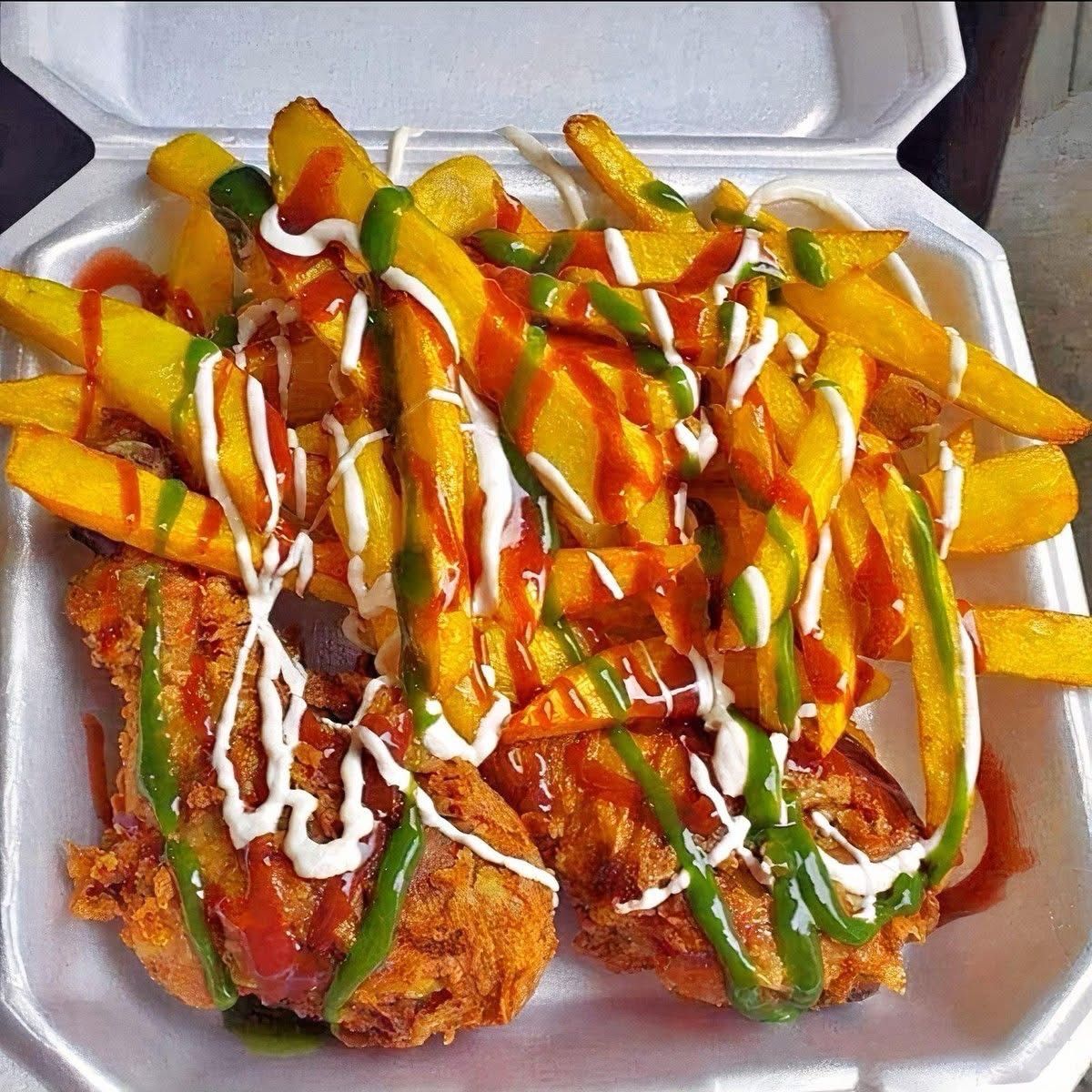Pollo con papas 