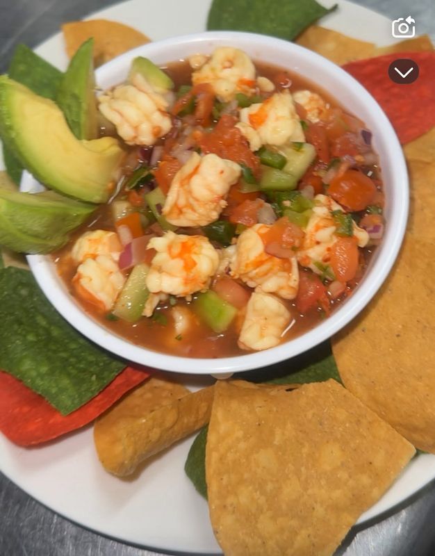 Seviche con Nachos 