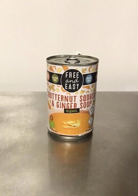 Free & Easy Organic Butternut Squash & Ginger Soup
