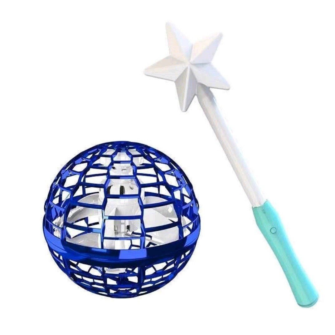 FLYNOVO FLYING BALL SPACE ORB MAGIC MINI DRONE UFO BOOMERANG TOY with MAGIC  WAND