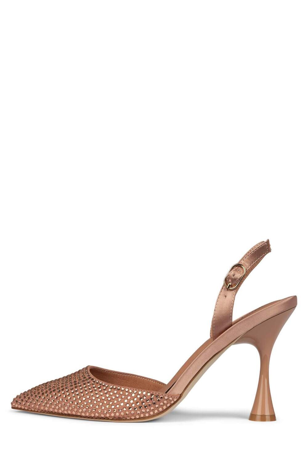 JEFFREY CAMPBELL - decolleté gioiello nude