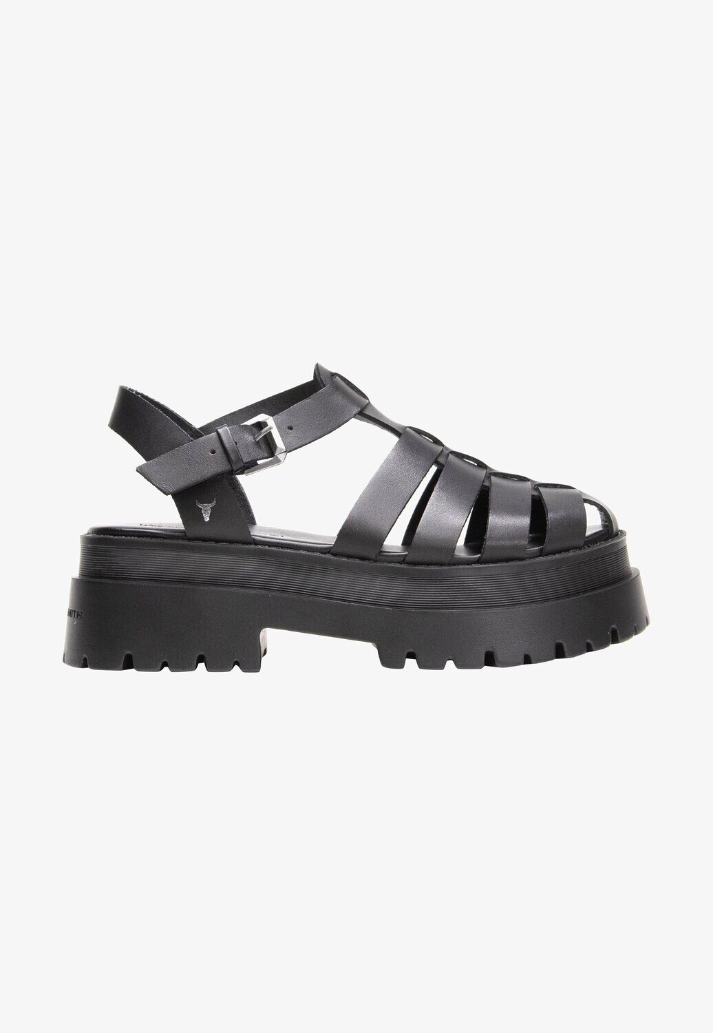 WINDSOR SMITH TWITCH - Sandali con plateau NERO