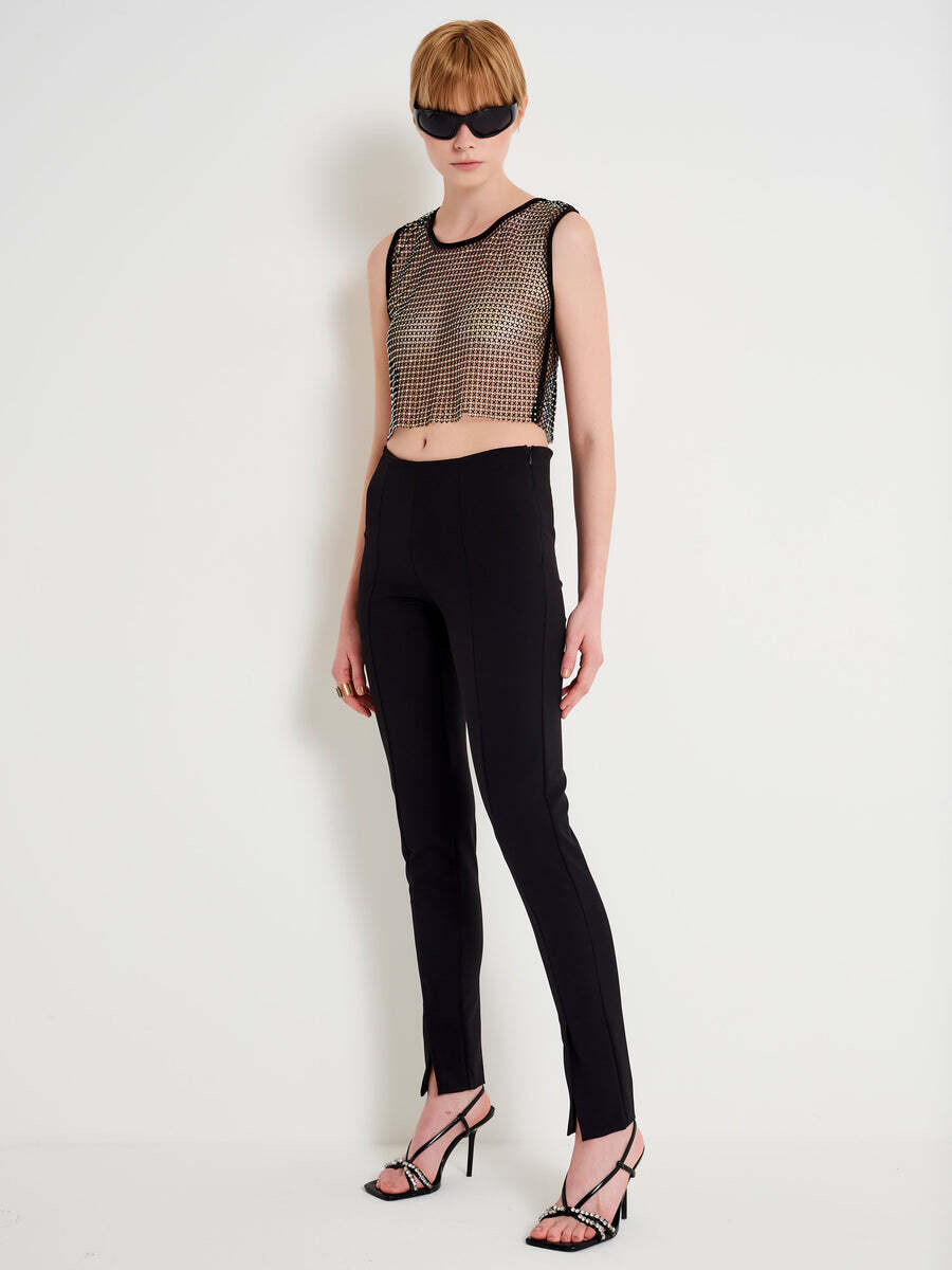 VICOLO - Pantalone con Spacco
SKU: TE0860099ANER-2
Colore: nero