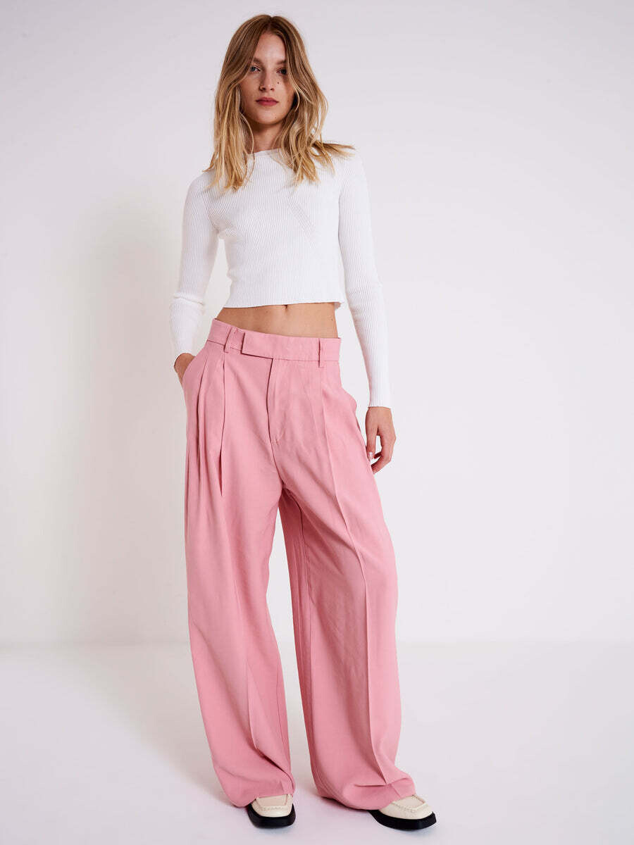 VICOLO - Pantalone Palazzo Basic
SKU: TE0169040EROS
Colore: rosa