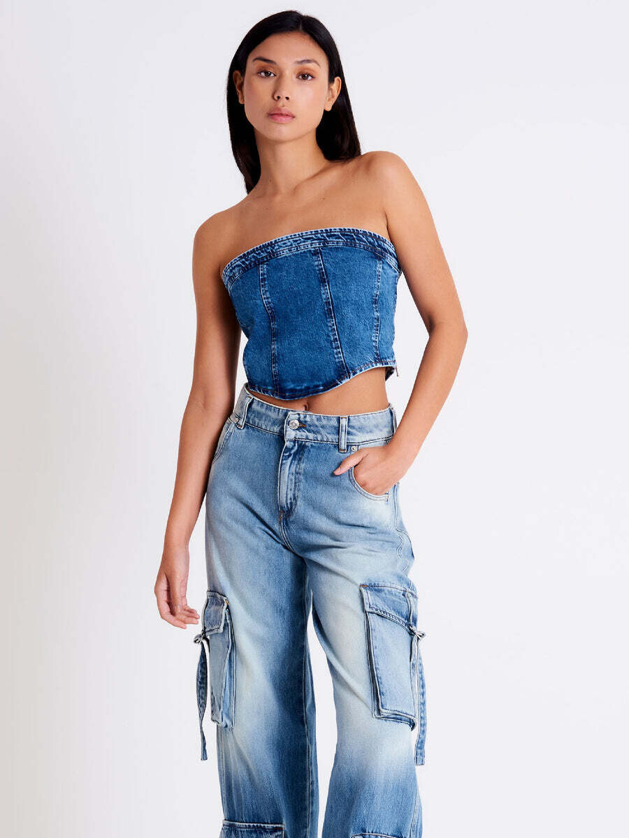 VICOLO - Top Corpetto in Denim
SKU: DE5283089ABLU-2
Colore: blu