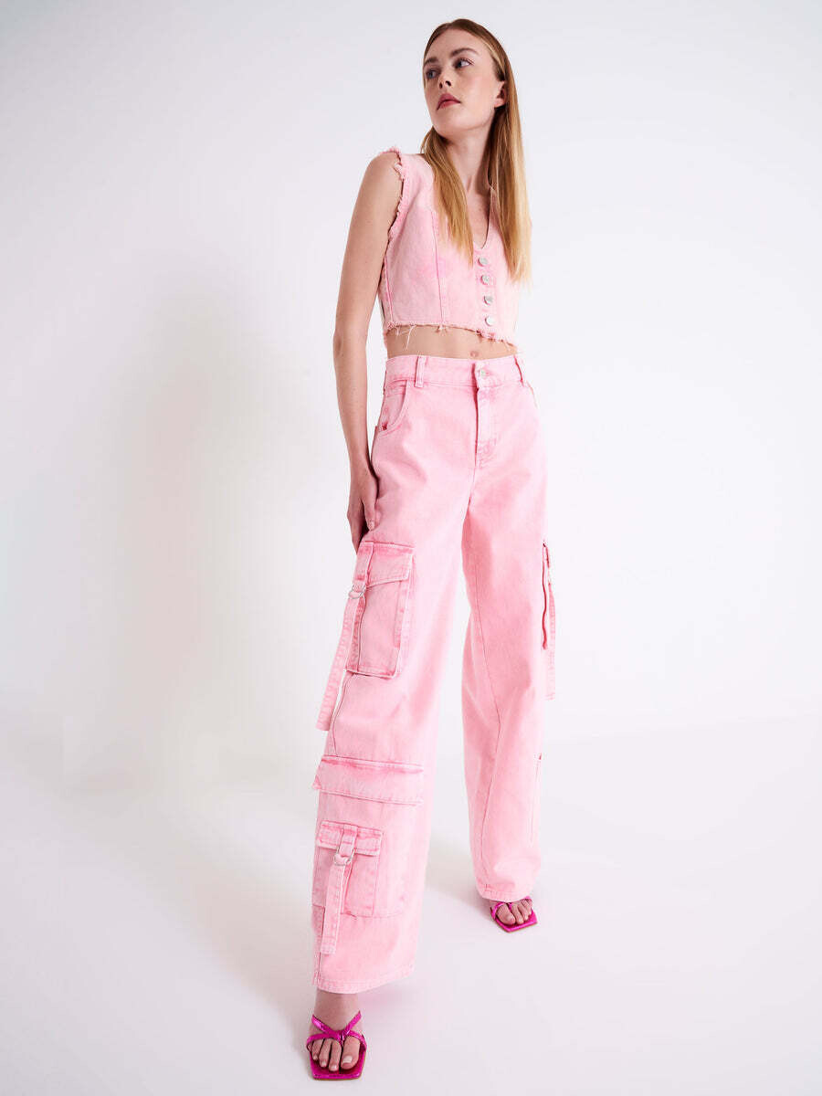 VICOLO - Jeans Cargo con Tasconi Rosa
SKU: DE5287044EFUC
Colore: rosa