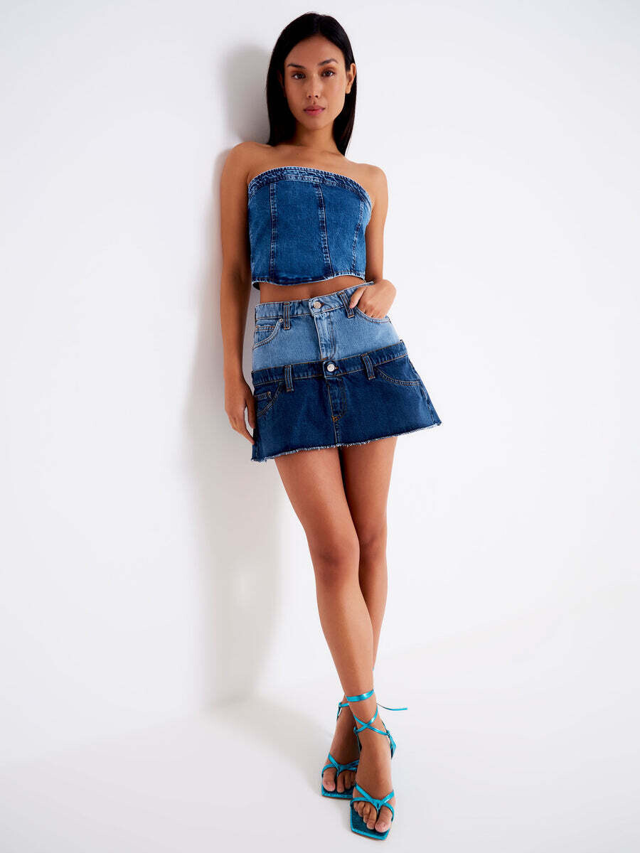 VICOLO - Minigonna in Jeans Bicolor
SKU: DE5284089ABLU
Colore: blu