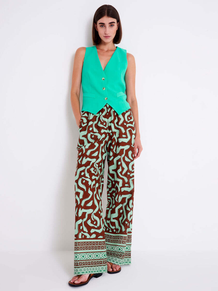 VICOLO - Pantalone Fantasia Ampio NEW IN
Acquamarina/Coccio
SKU: TE2675072FMEN_02