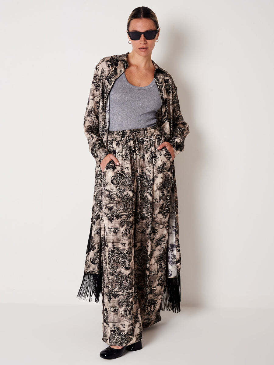 VICOLO - Pantalone Fantasia Satin NEW IN
Bianco/Nero