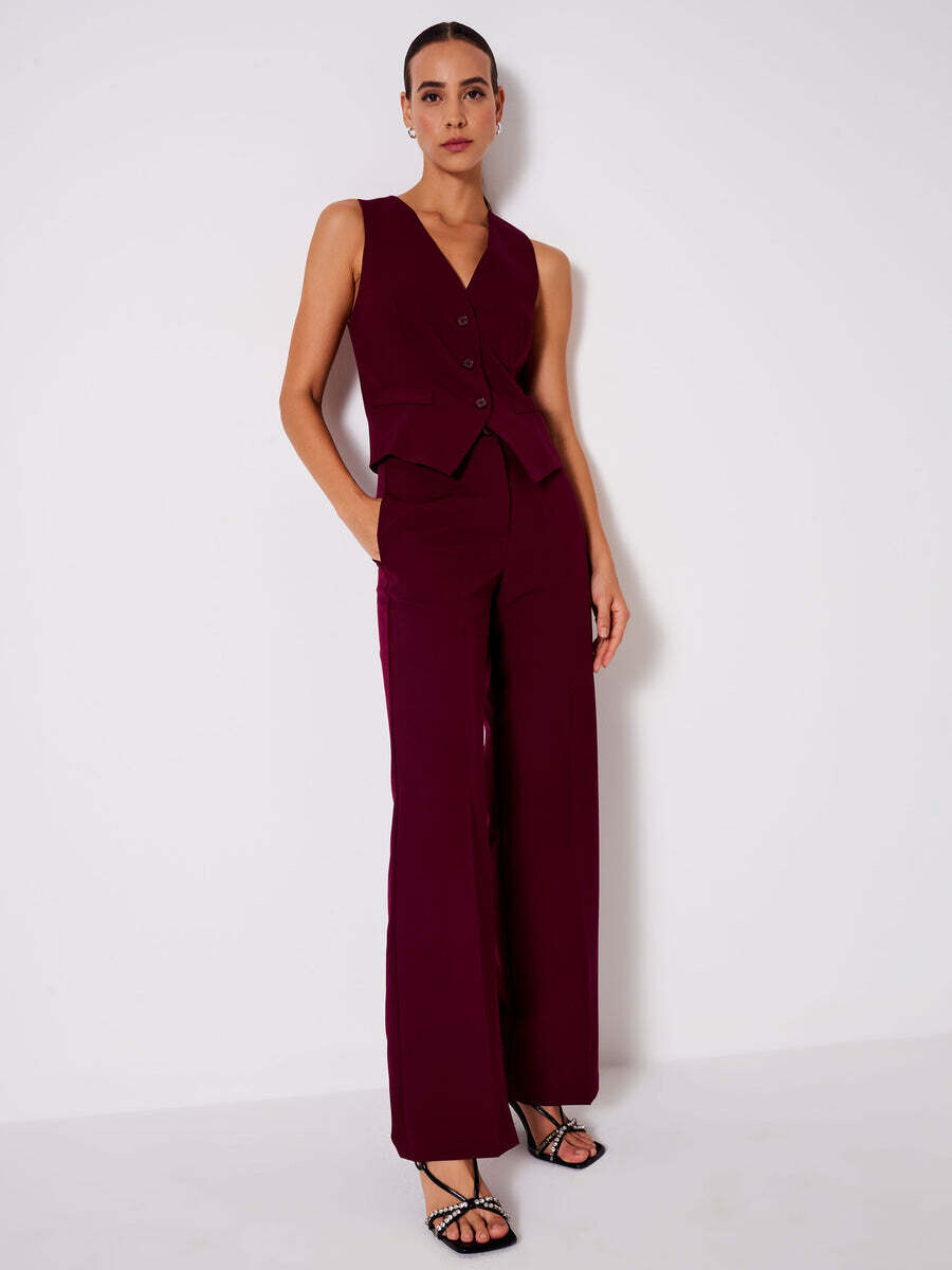 VICOLO - 
Pantalone Palazzo Basic NEW IN
Bordeaux
SKU: TR0527038RBOR-2