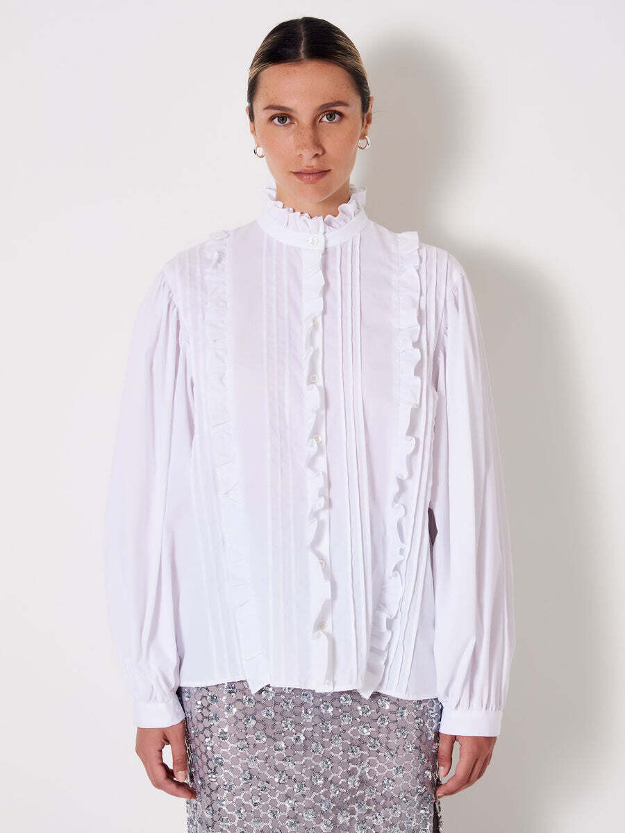 VICOLO - Camicia con Rouches NEW IN
Bianco
SKU: TR0425002ANAT