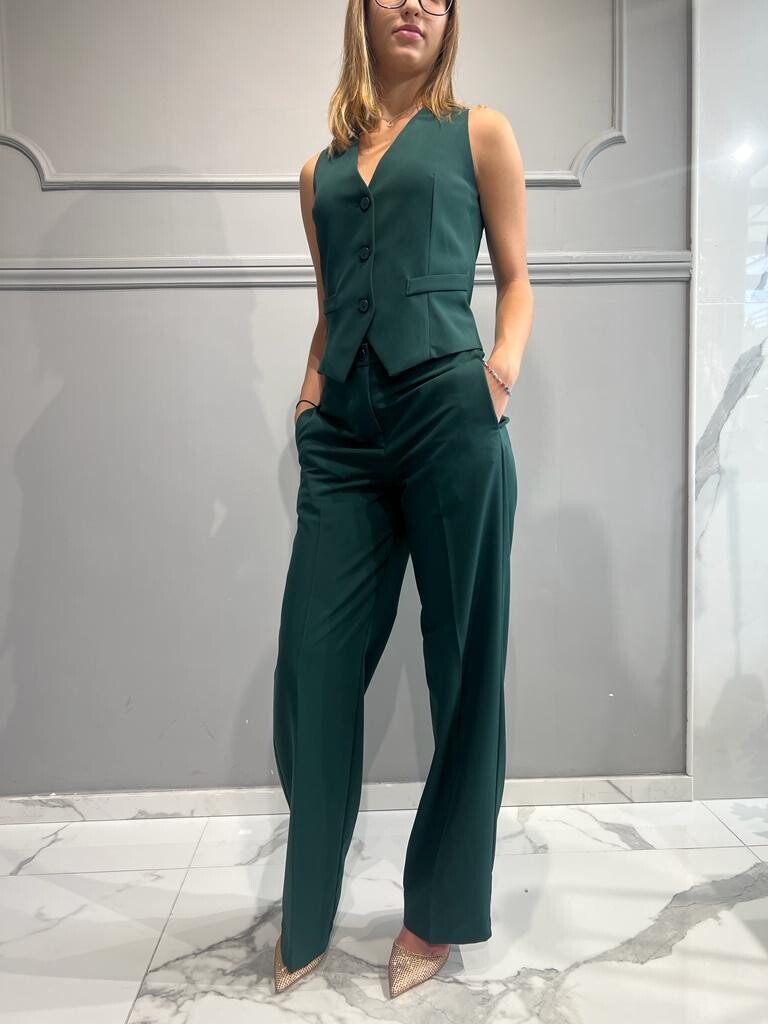 VICOLO - Pantalone Palazzo Basic NEW IN 
SKU: TR0527099AVER-2
Verde