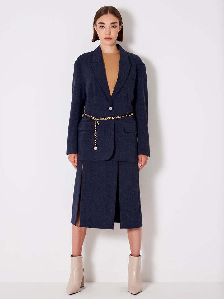 VICOLO - Gonna midi con Spacchi
Blu
SKU: TR0397089ABLU-2