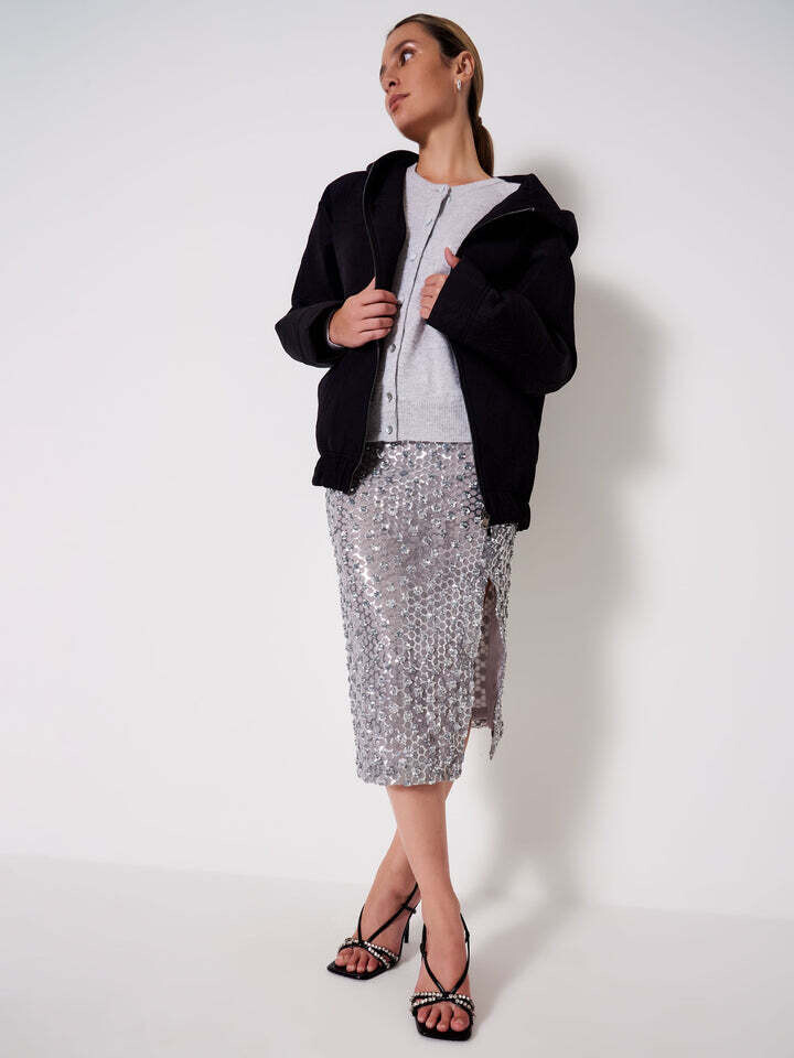 VICOLO - Gonna Midi Paillettes
Grigio
SKU: TR0499192RGRI