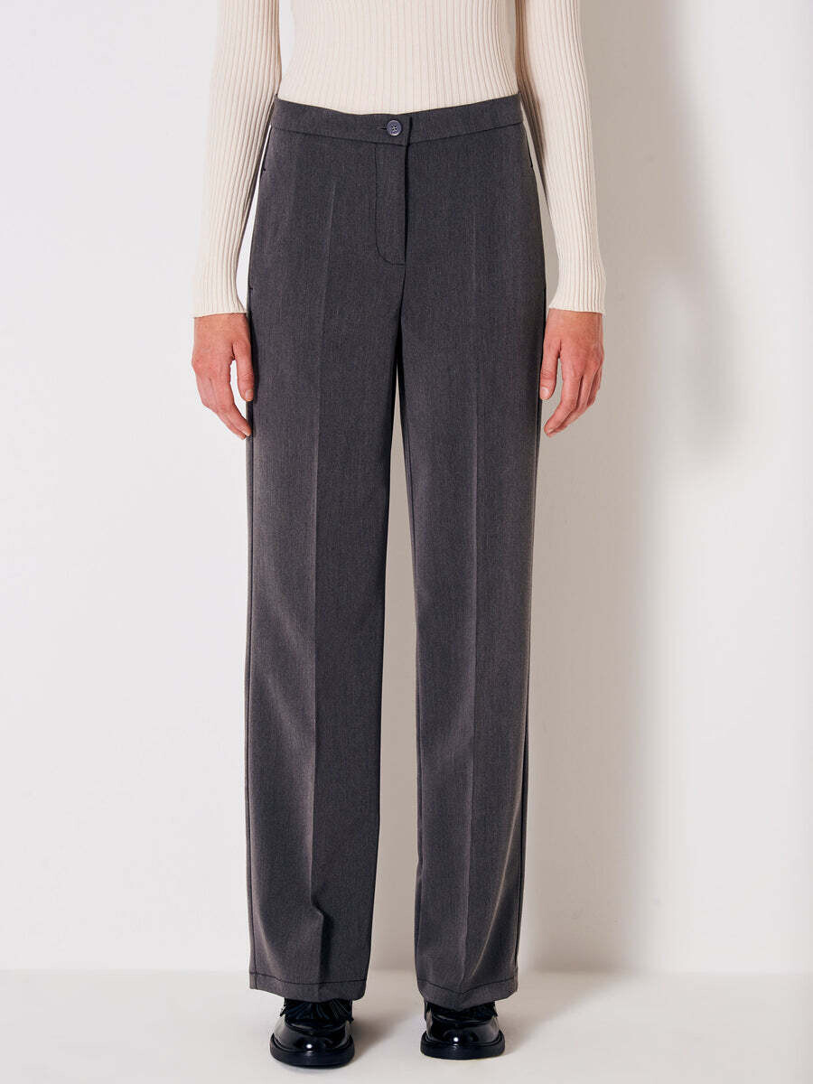 VICOLO - Pantalone Palazzo Basic NEW IN Grigio SKU: TR0527193RGRI-3