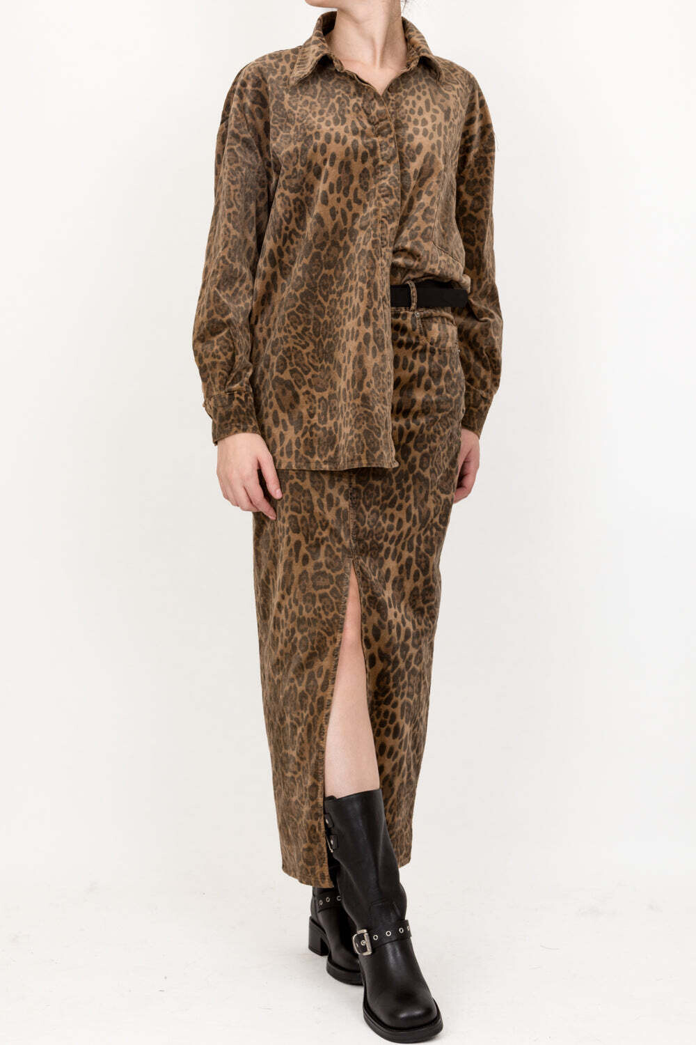 Tensione in - Camicia maculata Art. RF1270
Beige