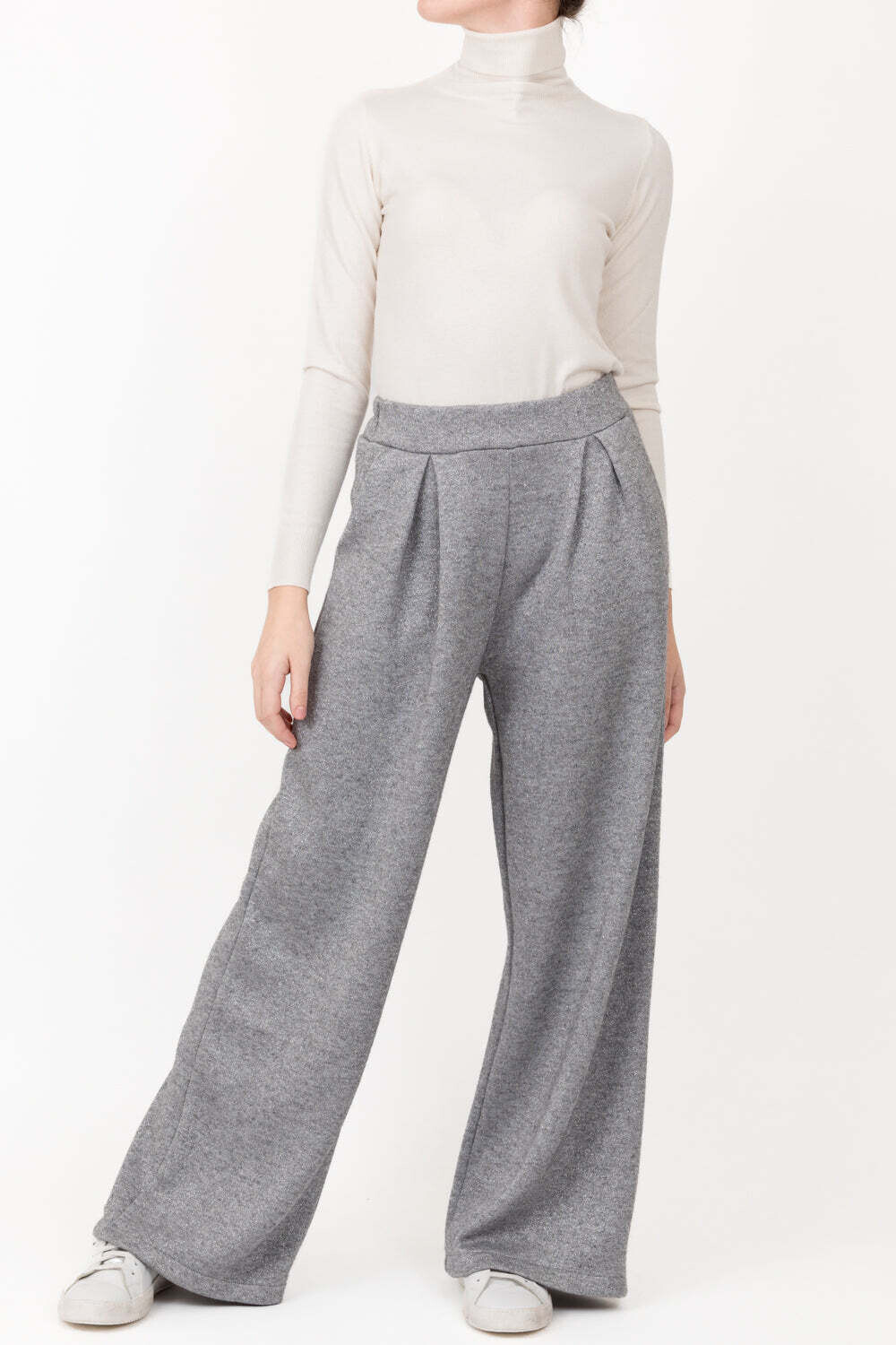 Tensione in - Pantalone tuta lurex Art. MO311/5
Grigio