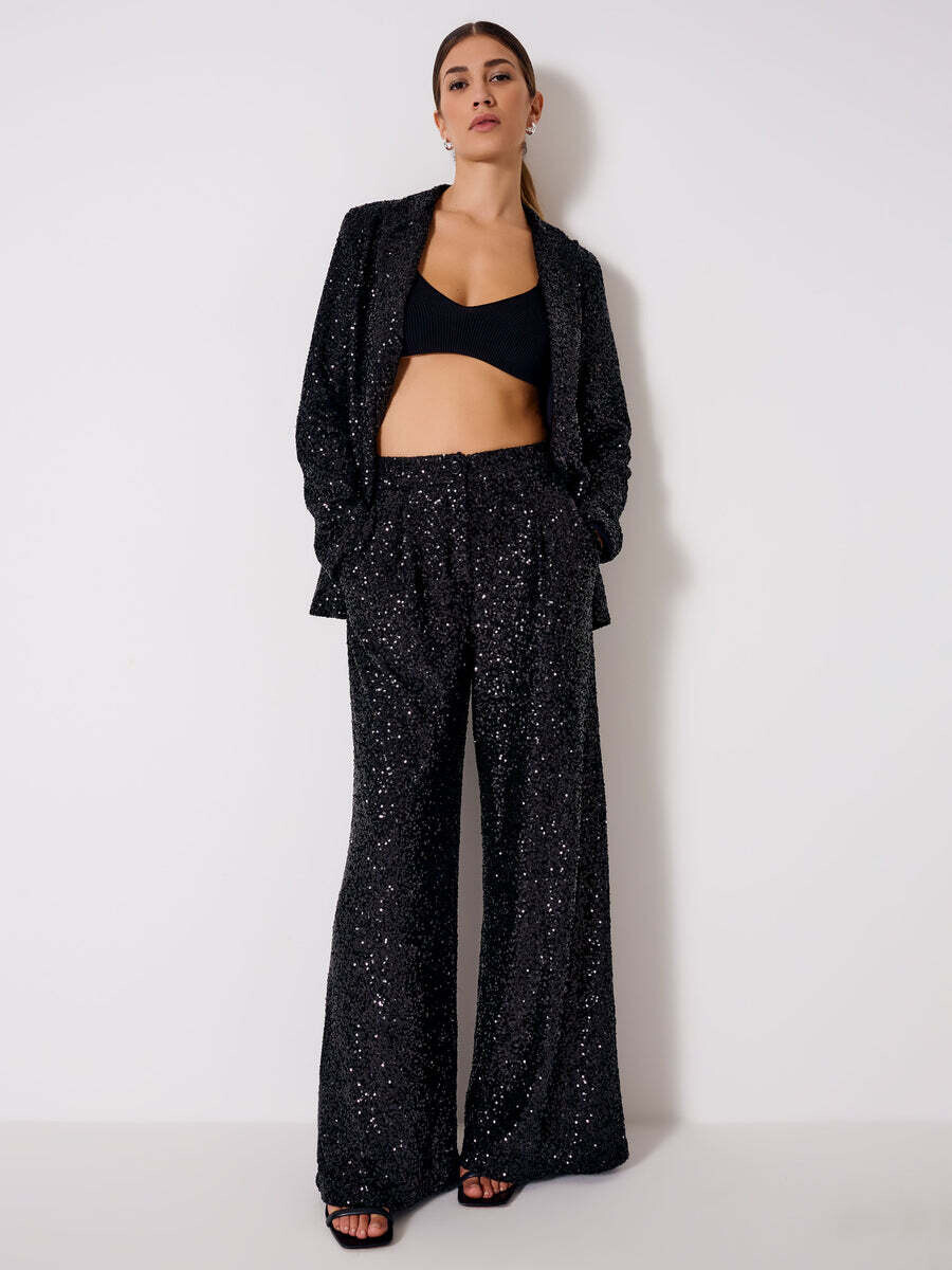 VICOLO - Pantalone Palazzo Paillettes NEW IN

Nero
SKU: TR1411099ANER