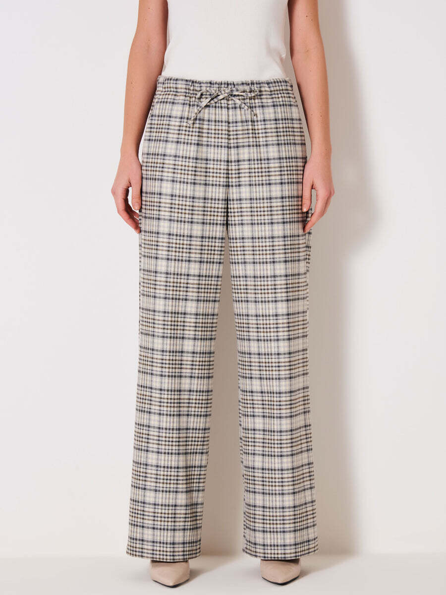 Pantalone Palazzo Check Con Elastico NEW IN
Grigio/Bianco/Beige
SKU: TR2024002ANAT